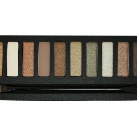 W7 Very Vegan Natural Nudes lauvärvi palett 12 tooni karbis